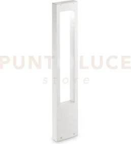 Vega paletto ip44 1 luce attacco g9 bianco 80cm