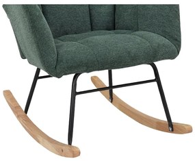 Poltrona a dondolo verde Elza - Støraa