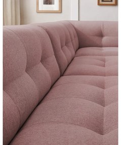 Divano angolare rosa scuro (angolo destro) Kleber - Bobochic Paris