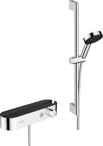 Asta doccia 65 cm con miscelatore esterno a mensola 105 3jet Relax Con Doccetta Cromo Hansgrohe Pulsify Select 24260000