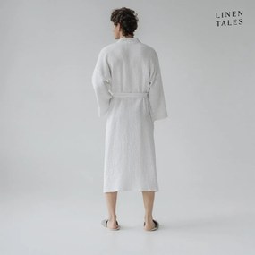Accappatoio bianco taglia L/XL White - Linen Tales