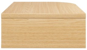 Comodino colore naturale con effetto rovere Farsta – Woodman