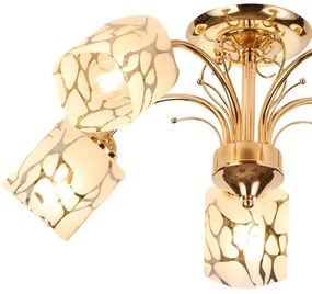 Brilagi - Lampadario a plafone MEGAPOLIS 5xE14/60W/230V oro