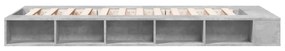 Giroletto grigio cemento 100x200 cm in legno multistrato