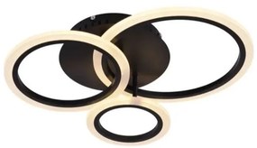 Lampadario a plafone LED dimmerabile LED/40W/230V nero + telecomando