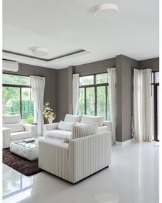 Kanlux 23124 - Plafoniera JASMIN 2xE27/20W/230V ø 37,5 cm quercia bianca