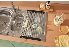 GROHE 40856SD0 - Gocciolatoio 450 × 348 mm, acciaio inox spazzolato