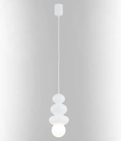 Argon 8785 - Lampadario da bagno su filo ORLANDO PLUS 1xG9/6W/230V IP44 bianco