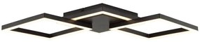 Brilliant - Plafoniera LED JORVIC LED/21W/230V 28x61,5 cm nera