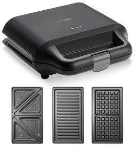 Concept SV3054 - Macchina per i panini 3in1 700W/230V nero