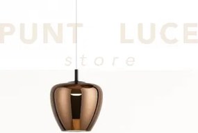 Sospensione 1 luce attacco gx53 con cavo cm 250 con vetro 1236 gran...