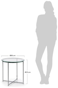 Kave Home - Tavolino Divid Ã˜ 50 cm