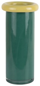 Vaso verde scuro in vetro (altezza totale 27,5 cm) Plegado – PT LIVING