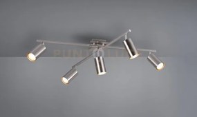 Marley plafoniera 2 barre orientabili 5 spots attacco gu10 cilindro...