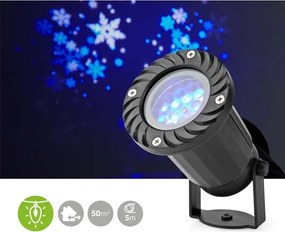 Nedis CLPR1 - Proiettore LED fiocchi di neve da esterno natalizio 5W/230V IP44