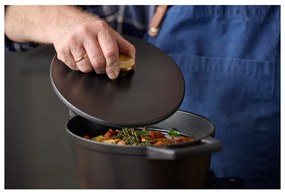 Pentola in ghisa con coperchio incluso adatta all'induzione 3,6 l – Holm