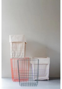 Cesto portabiancheria in metallo beige 64 l Store-It - Mette Ditmer Denmark