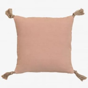 Cuscino Quadrato In Cotone (45x45 Cm) Almiz Mousse Terracotta - Sklum