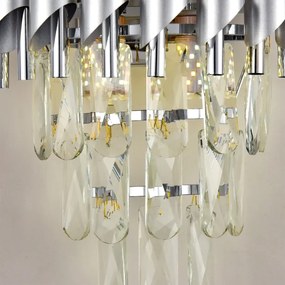 Brilagi - Lampada da parete ECLIPSE 2xE14/10W/230V argento