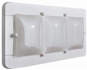 Applique 3xE27/20W/230V bianco