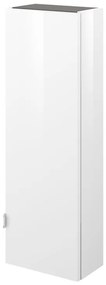 Pensile bagno Neo bianco SENSEA, 1 anta apertura da destra P 17 x L 30 x H 90 cm