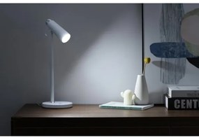 Immax 08990L - Lampada da tavolo LED dimmerabile con Qi di ricarica TIT LED/12W/230V bianco