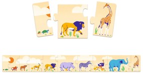 Puzzle - Dal più piccolo al più grande - 10 pz