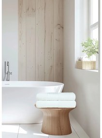 Asciugamani bianchi in spugna di cotone in set da 2 70x140 cm - Good Morning