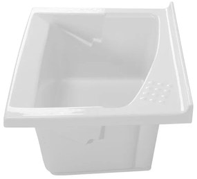 Lavatoio in ceramica 75x61 cm ad incasso per mobile modello Revine