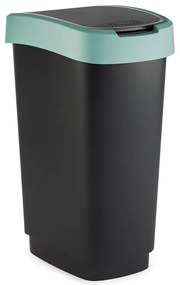 Bidone per rifiuti in plastica riciclata 50 L Twist - Rotho