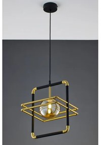 Jupiter 2025 - Lampadario a sospensione con filo FIORI 1xG9/10W/230V nero/oro/beige