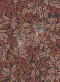 Cole & Son Carta da parati Foglie e Civette - Autumnal Leaves