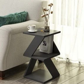 Tavolino ALBENI 50x30 cm antracite