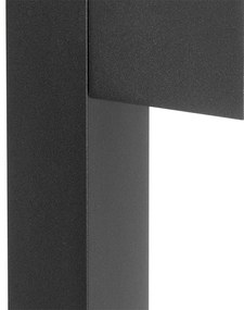 Lampada da esterno industriale da terra nera 65 cm IP44 - Baleno