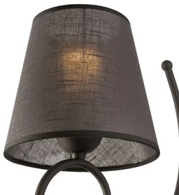 Paralume di ricambio LORENZO E27 diametro 16 cm grigio