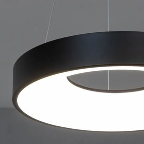 Brilagi - Lampadario LED dimmerabile a cavo FALCON II LED/67W/230V Ø 40 cm nero + telecomando