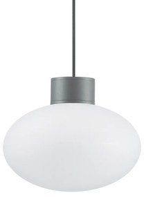 Sospensione Moderna Clio Alluminio Antracite 1 Luce E27