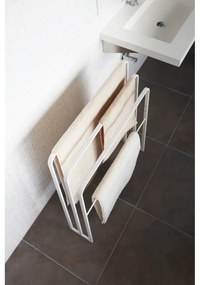 Porta asciugamani in metallo bianco Yamazaki Tower - YAMAZAKI