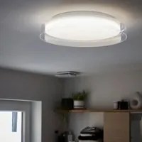 Plafoniera LED bagno moderno Sure, bianco Ø 40 cm, luce naturale, 1940 LM INSPIRE