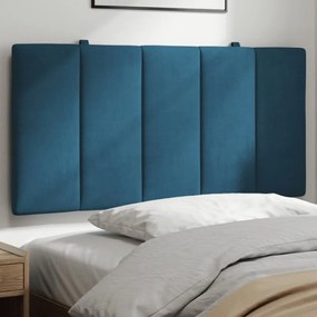 Cuscino Testiera Blu 100 Cm İn Velluto /