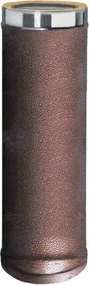 Condotto a doppia parete Tubo DP coib. Arabesc d.80/130 in inox 100 cm