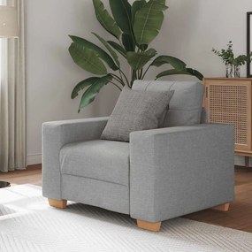 Divano Sedia Grigio Nuvola 60 Cm İn Tessuto /