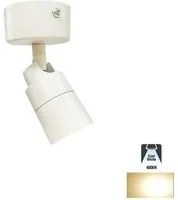 FARETTO LED SOFFITTO ORIENTABILE 5W LUCE NATURALE MODERNO BIANCO APPLIQUE LED