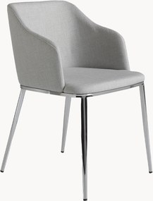 Set di 2 sedie imbottite con braccioli Duna