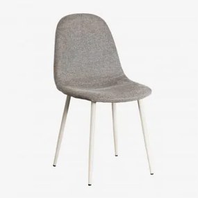 Confezione da 2 sedie da pranzo Glamm Deluxe Beige Crema & Tessuto - Sklum