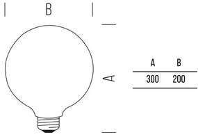 Globo F.O.B. Stick 500lm 8,0W E27 AM