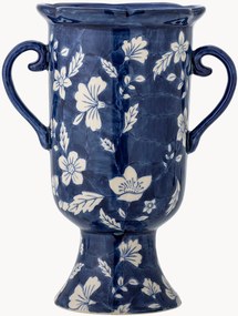Vaso decorativo in gres dipinto a mano Amara, alt. 21 cm