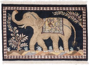 Agra Tappeto 60 x 90 (Indian) Annodato A Mano