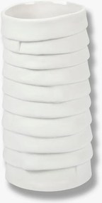 Vaso in porcellana bianca fatto a mano Ribbon - Mette Ditmer Denmark