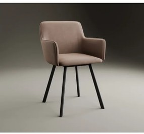 Sedia da pranzo AMELIA taupe